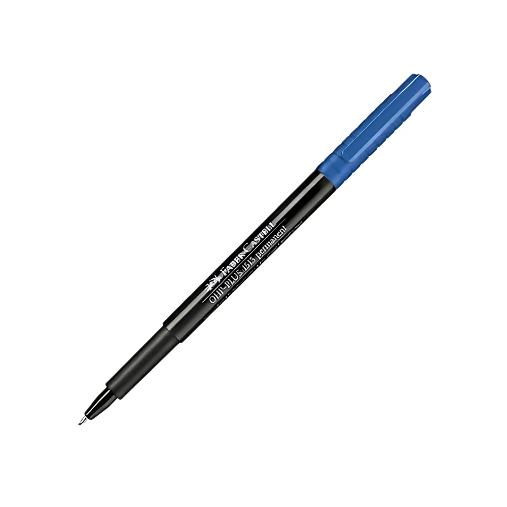 MARCADOR FABER CASTELL CD OHP S NEGRO/AZUL/ROJO/VERDE (8302)