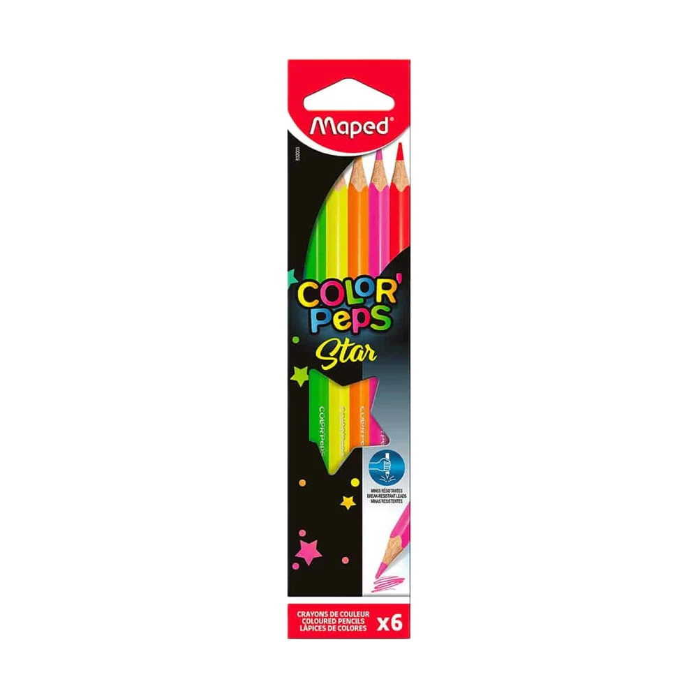 LAPIZ COLOR MAPED NEON X6U (831801)