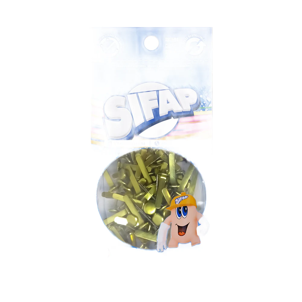 BROCHE SIFAP DORADO MARIPOSA Nº4 DOYPACK X 100U. (2500600004)