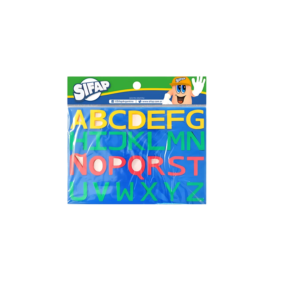 GOMA EVA SIFAP MAGNETICA ABECEDARIO 27 LETRAS (7000)