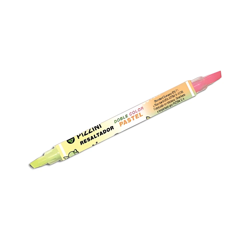 RESALTADOR PIZZINI DOBLE PASTEL V/COLORES (1282PCS)