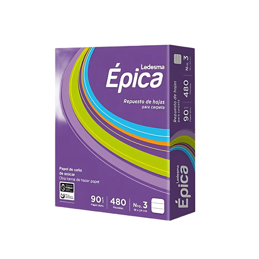 REPUESTO ESCOLAR EPICA 480H CUADRICULADO (105842)