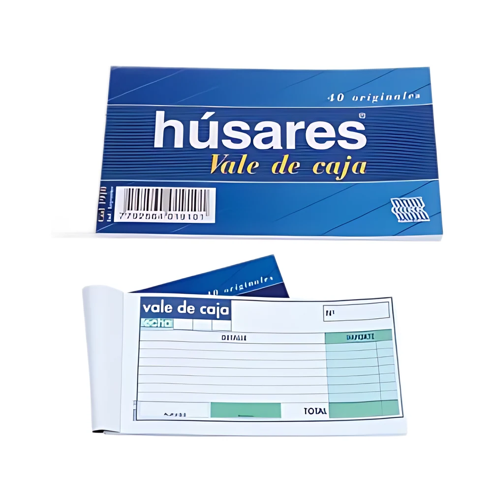 TALONARIO HUSARES 1910 VALE DE CAJA