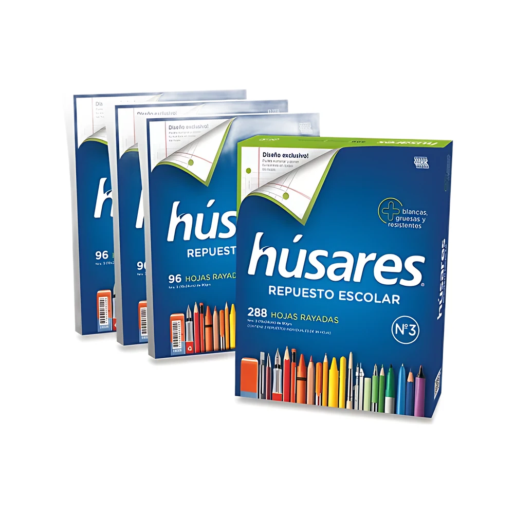 REPUESTO ESCOLAR HUSARES 480H RAYADO (6231)