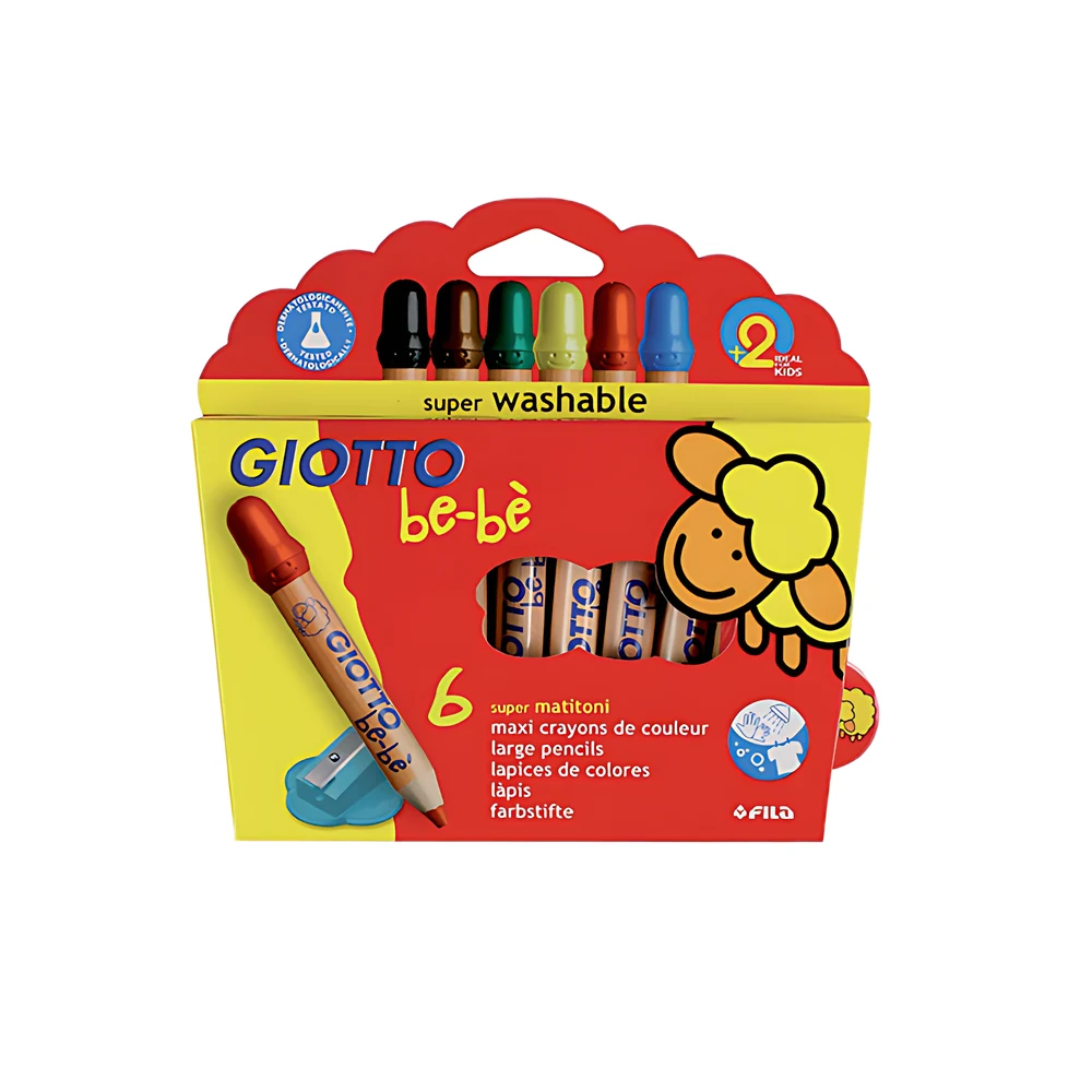 LAPIZ COLOR GIOTTO BEBE X6U. (466400ES)