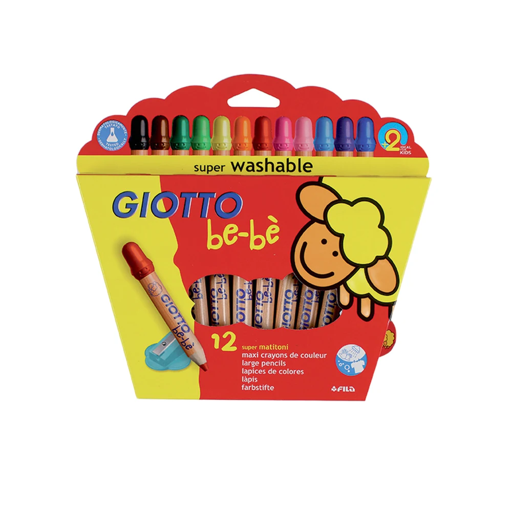 LAPIZ COLOR GIOTTO BEBE X12U. (466500ES)