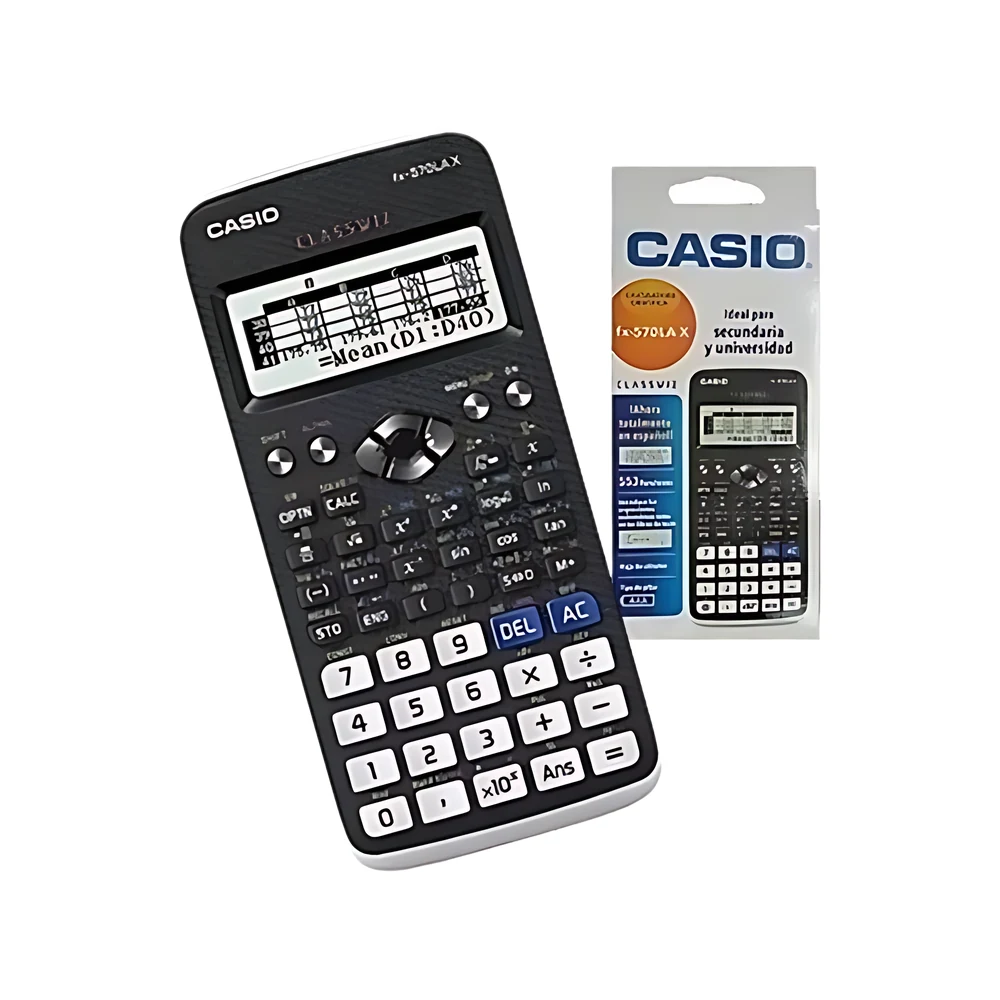 CALCULADORA CASIO CIENTIFICA FX-570LA-X 553 FUNCIONES.