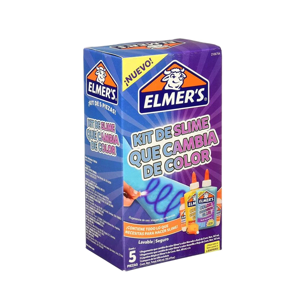 KIT ELMERS SLIME CAMBIA DE COLOR 5 PIEZAS (2106754)