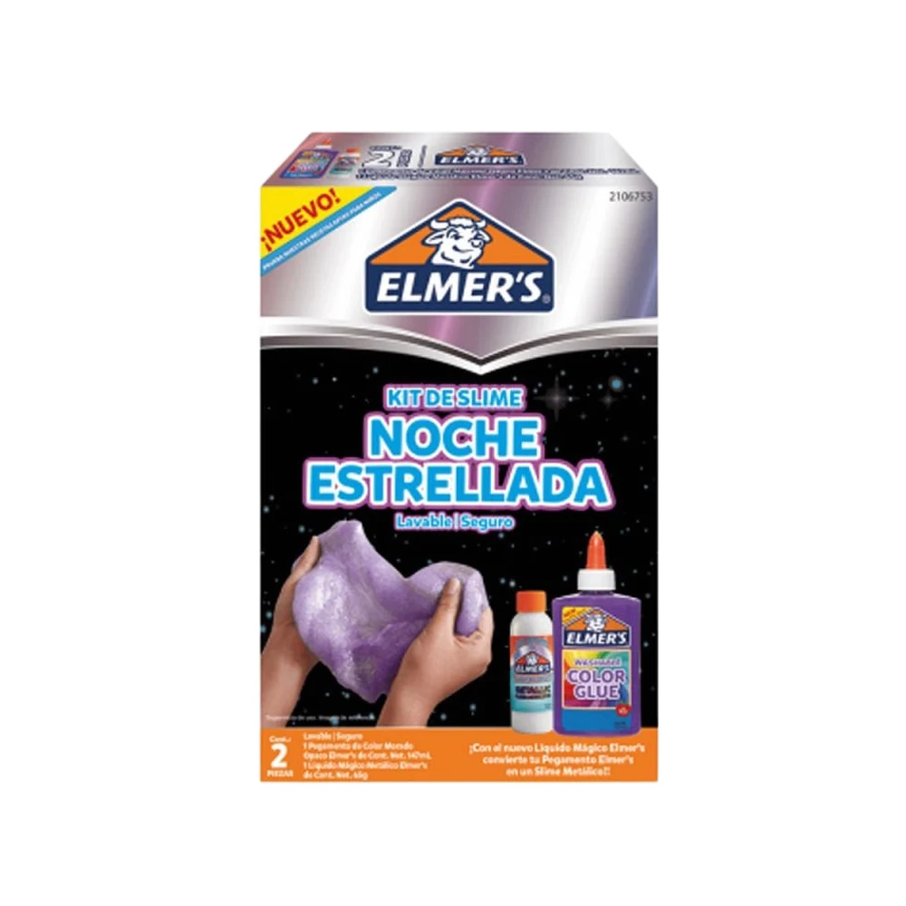 KIT ELMERS MASA PEGAJOSA NOCHE ESTRELLADA 2 PIEZAS (2106753)