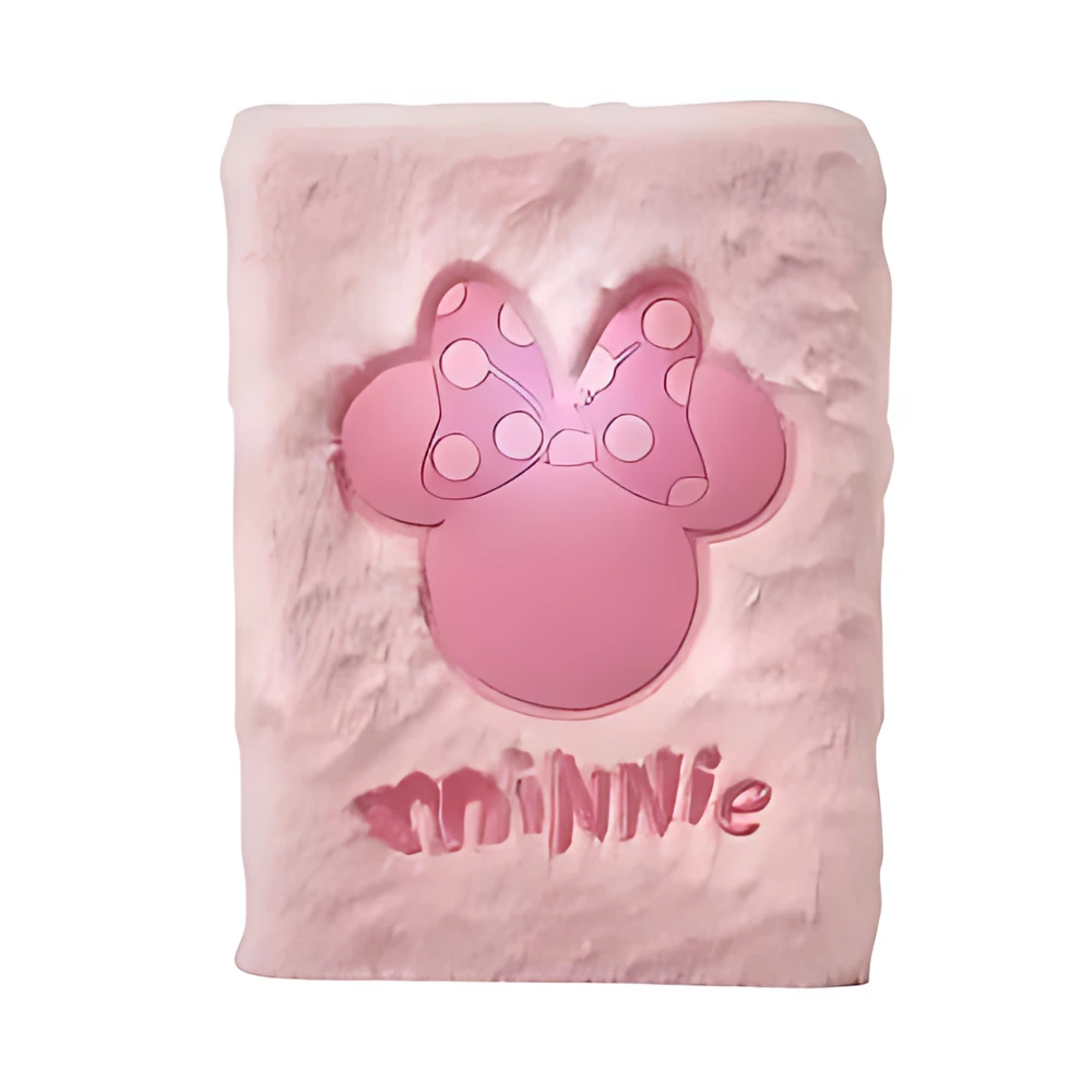 LIBRETA EZCO A5 PLUSH MINNIE MOUSE 64 HOJAS RAYADO.