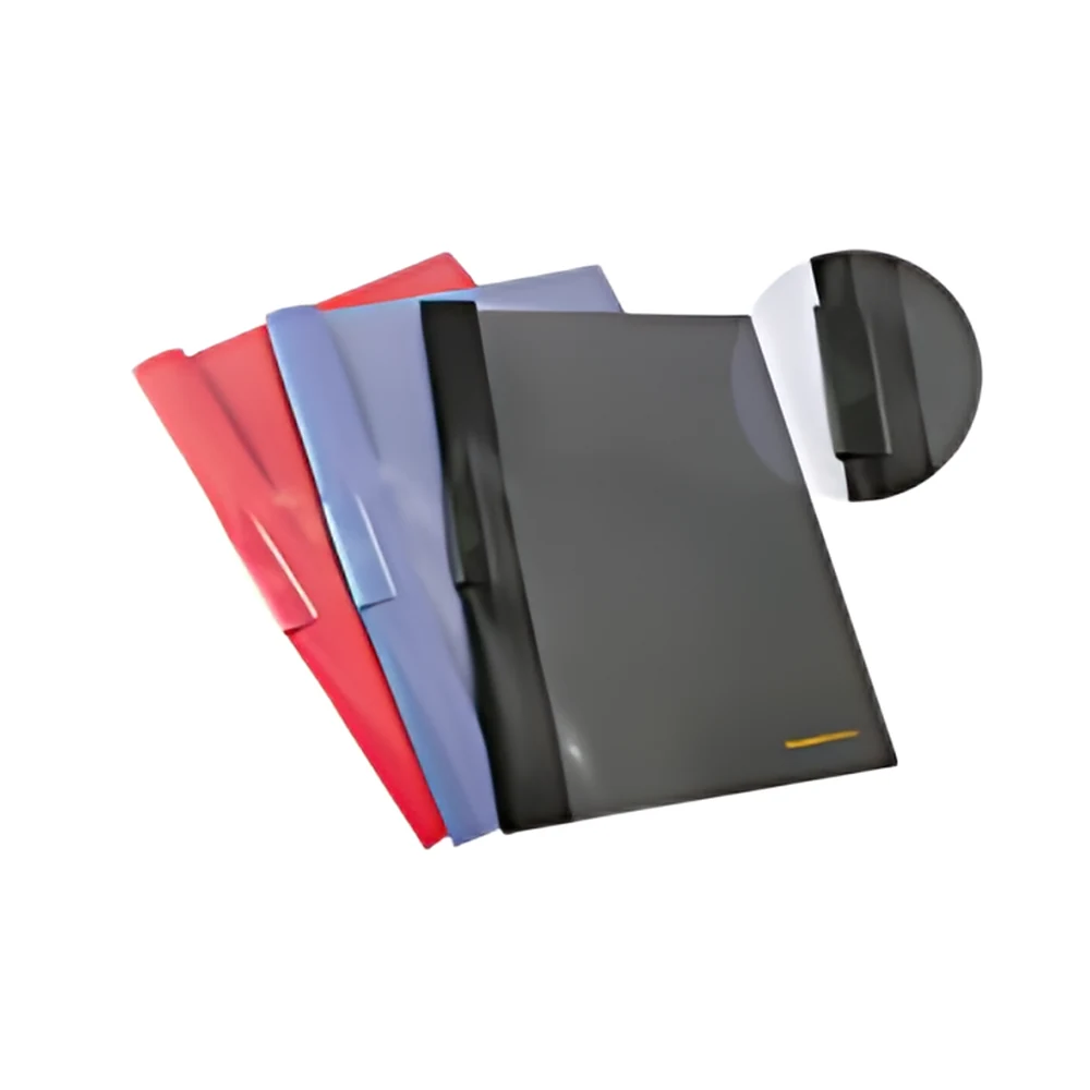 CARPETA LAMA CLIP LATERAL A4 AZUL/NEGRO (E18)