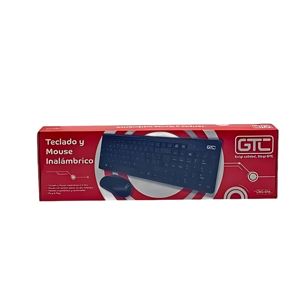 TECLADO Y MOUSE INALAMBRICO GTC (CBG-016)