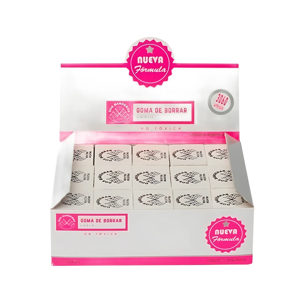 GOMA DE BORRAR DOS BANDERAS 3060 LAPIZ X60U.