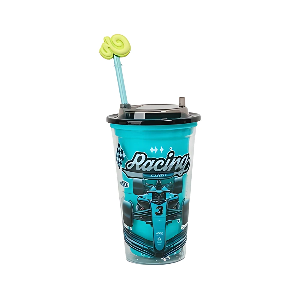 VASO CHIMOLA DE ACRILICO SPARK RACING CAR 450ML (BZ113)