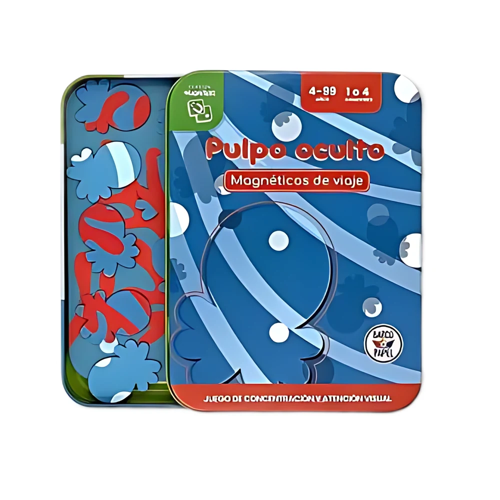 JUEGO MAGNETICO BARCO DE PAPEL PULPO OCULTO (786071079045)