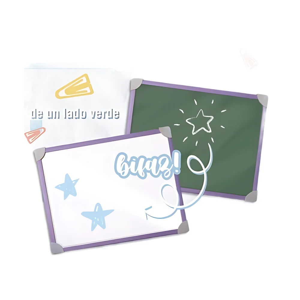PIZARRA LIGGO 25X35 PASTEL 2 EN 1 V/COLORES (510-0520)