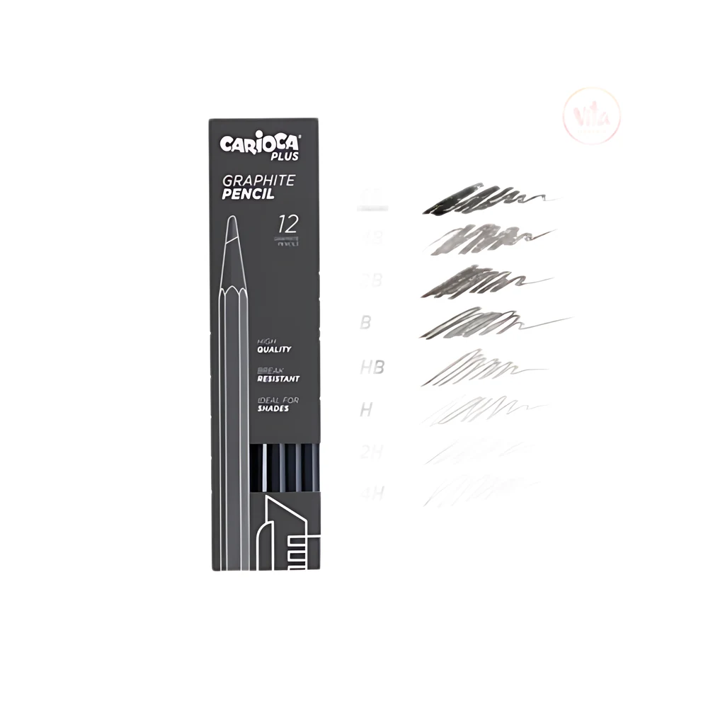 LAPIZ CARIOCA GRAFITO PLUS H X12U (45236)