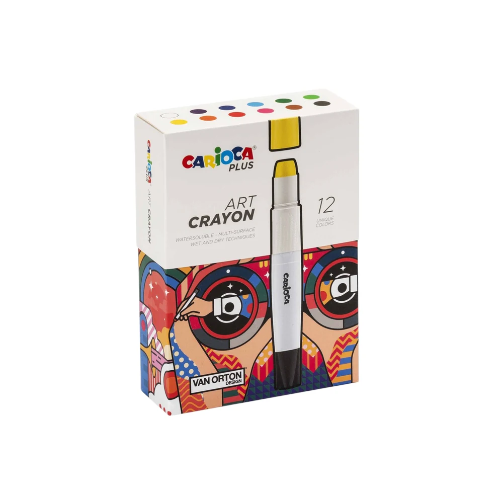 CRAYONES AL OLEO CARIOCA PLUS X12 (45214)