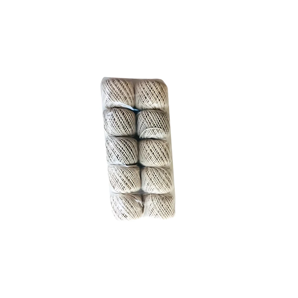 HILO ECOTEX ALGODÓN CRUDO 40 MTS N°5 OVILLOS X 10U. (955)
