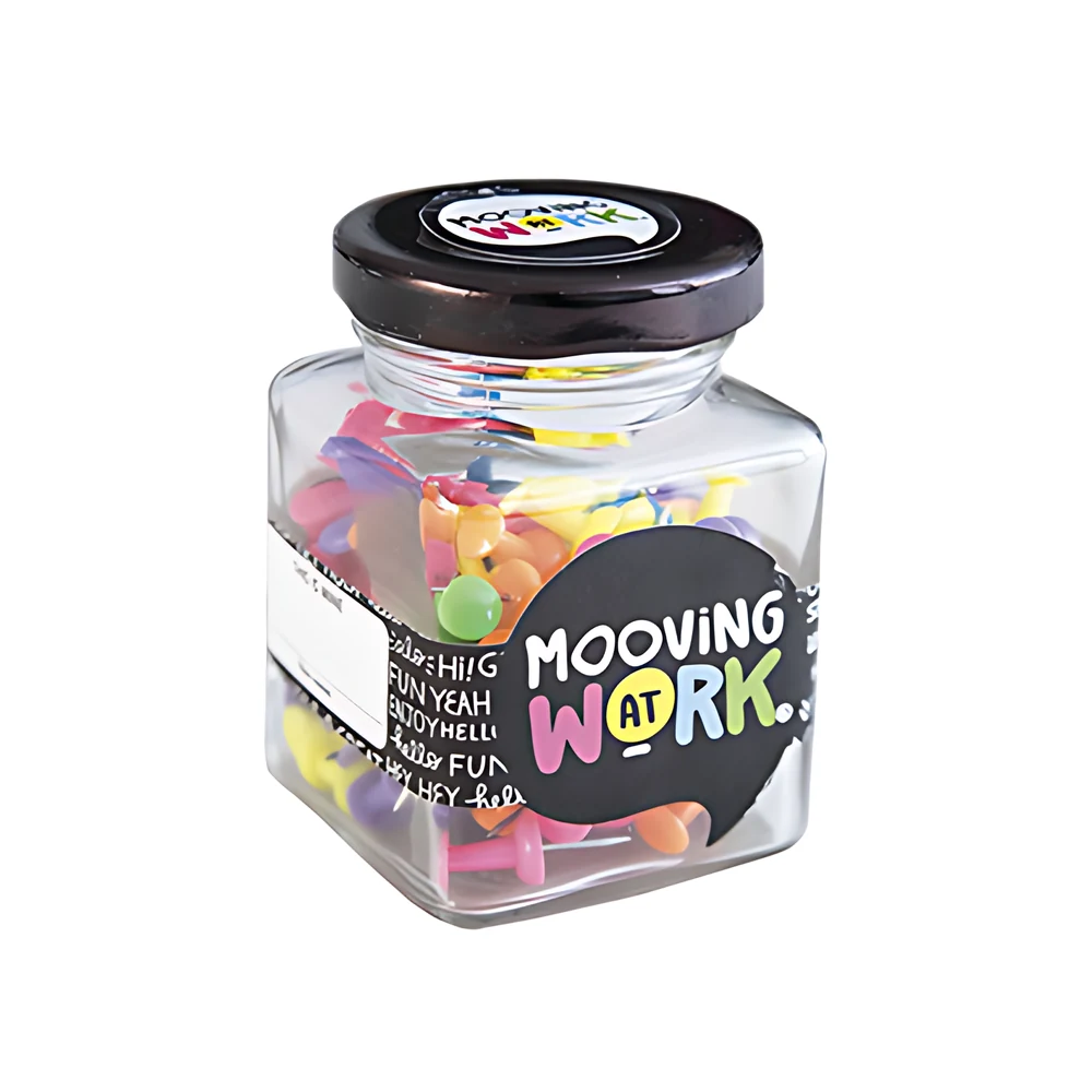 CHINCHE MOOVING PUSH PIN FLUO FRASCO VIDRIO (2030103MU)