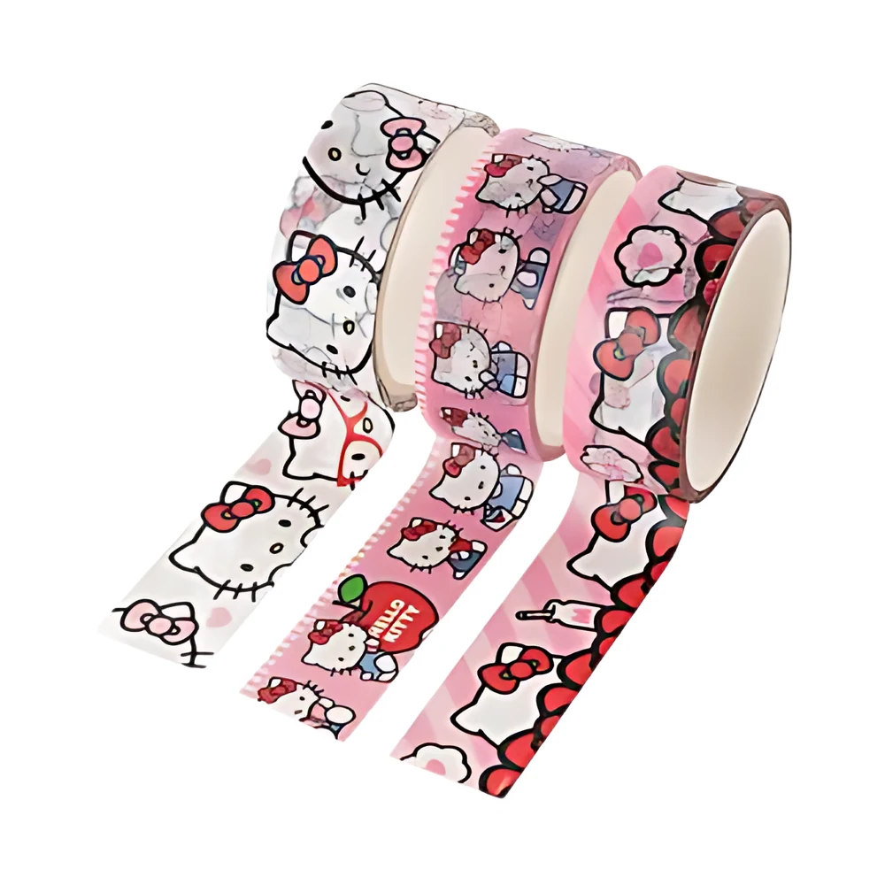 WASHI TAPE MOOVING HELLO KITTY 15 MM 3 MTS. X 3 U. (1652110102)