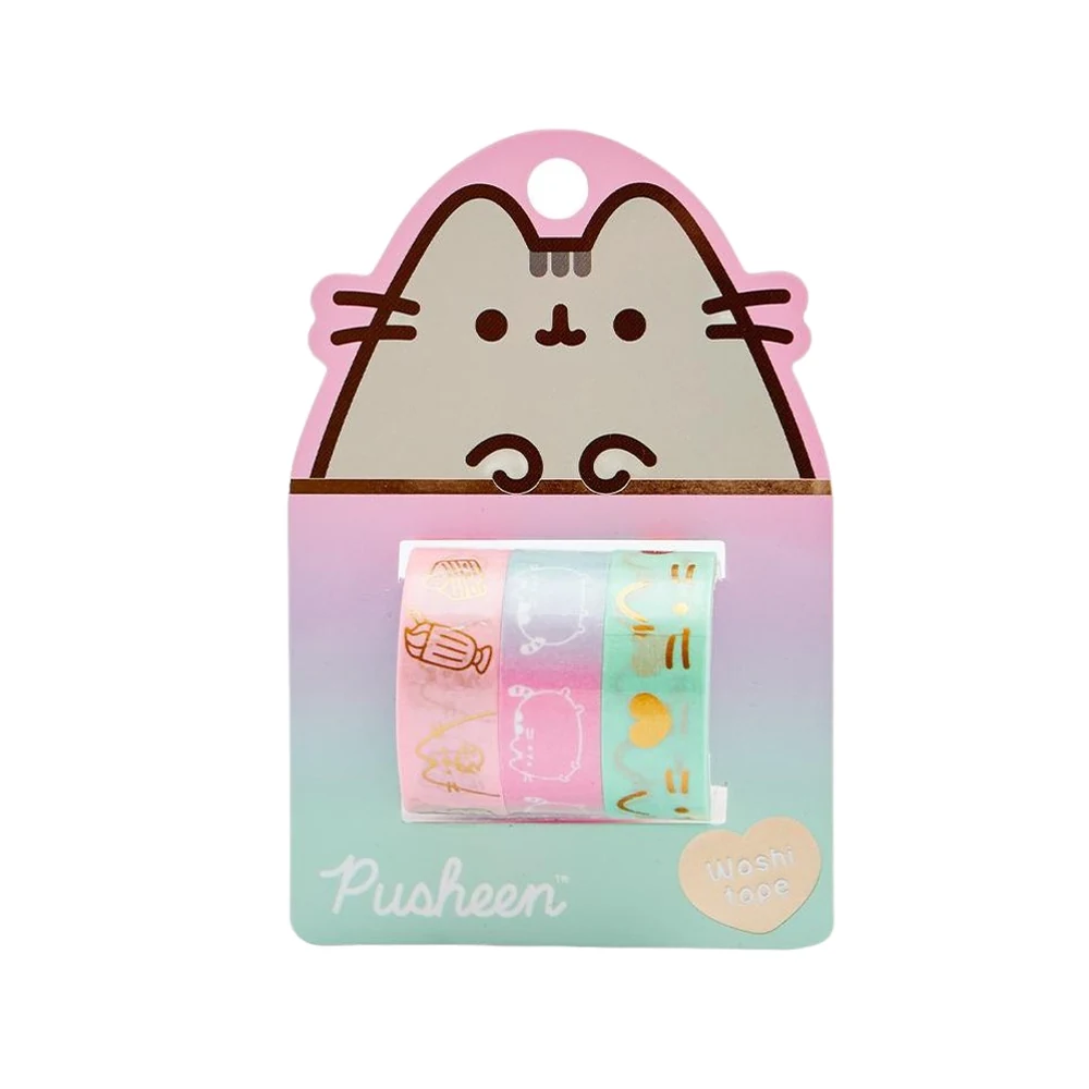 WASHI TAPE MOOVING MAW PUSHEEN BLISTER X3 (2072110102)