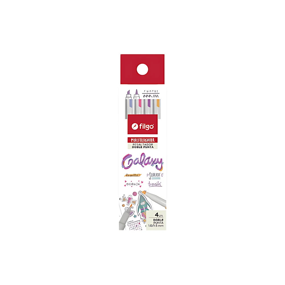 RESALTADOR FILGO MULTILIGHTER DOBLE PUNTA GALAXY X4U (MTLF-E4-GXY)