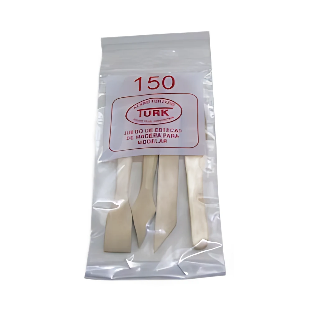 JUEGO DE ESTECAS DE MADERA TURK X4 150MM (1922150)