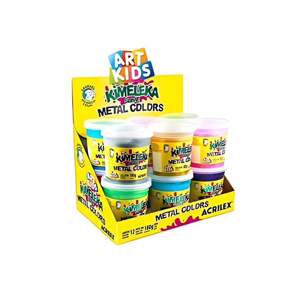SLIME ACRILEX KIMELEKA METALIZADO V/COLORES