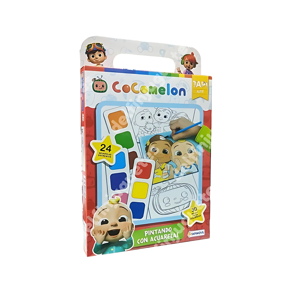 PINTANDO CON ACUARELAS TAPIMOVIL COCOMELON (COC00204)