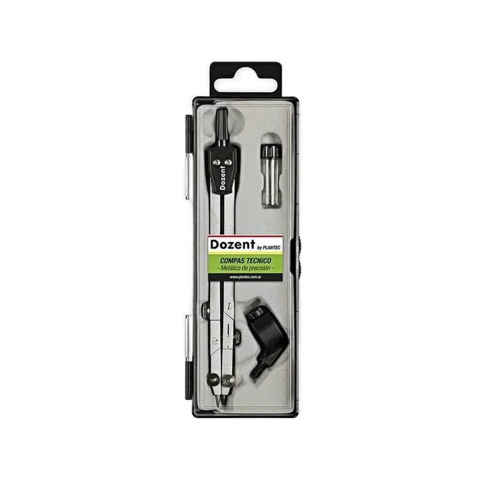 COMPAS TECNICO DOZENT METALICO C/ADAPTADOR + MINA (19201)
