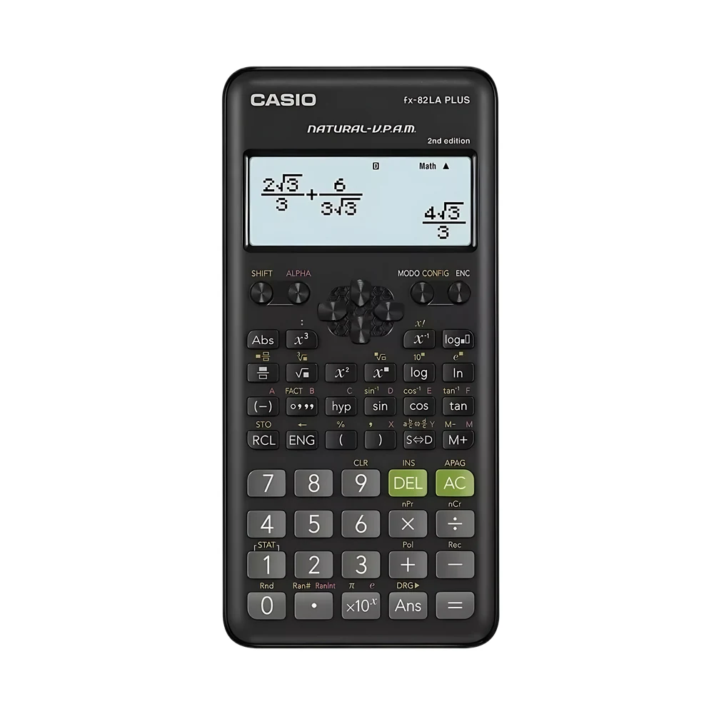 CALCULADORA CASIO CIENTIFICA 252 FUNCIONES (FX82LAPLUS-BK-2)