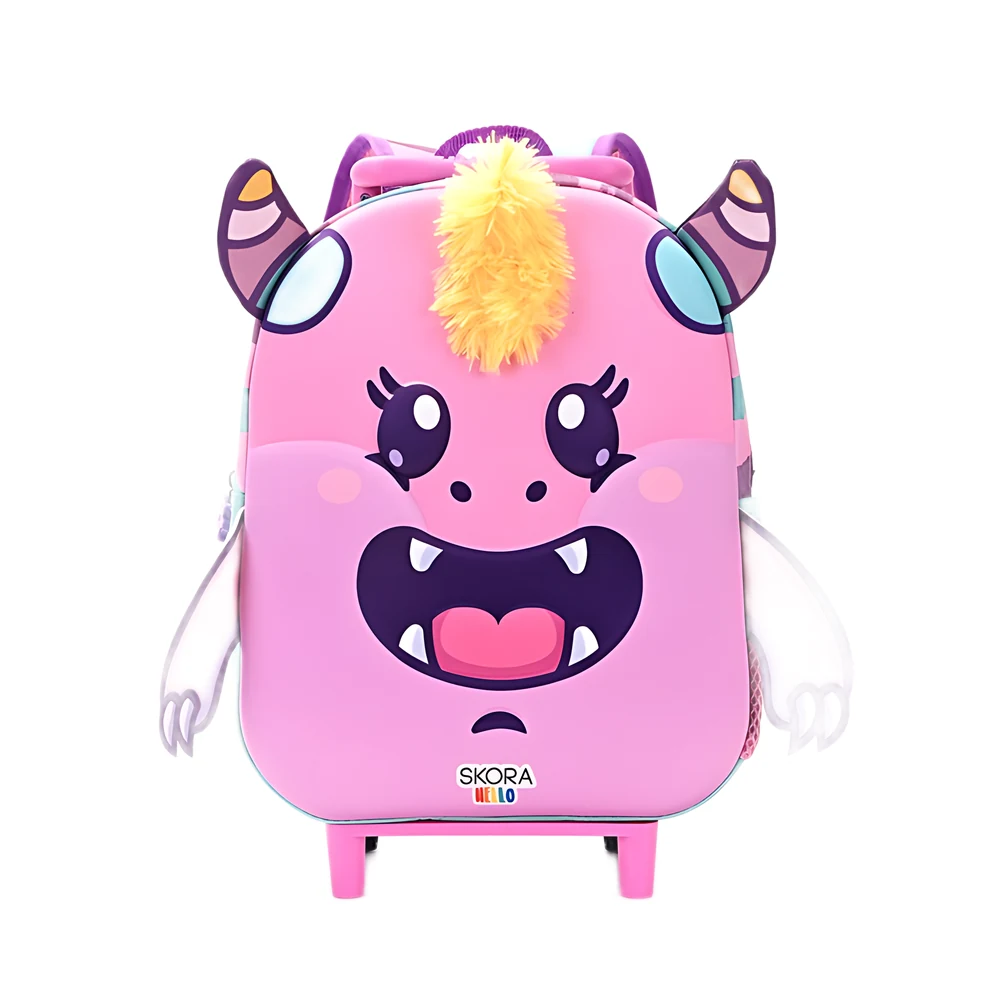 MOCHILA MODAX TERMOFORMADA HELLO GLOMMIES GLOOMPY C/CARRO 12″ (35310)