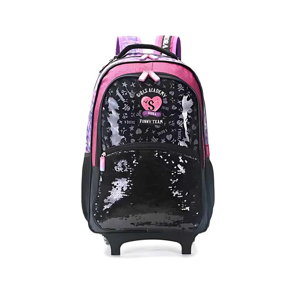 MOCHILA MODAX THINK HAPPY GIRLS ACADEMY C/CARRO 18″ (35338)