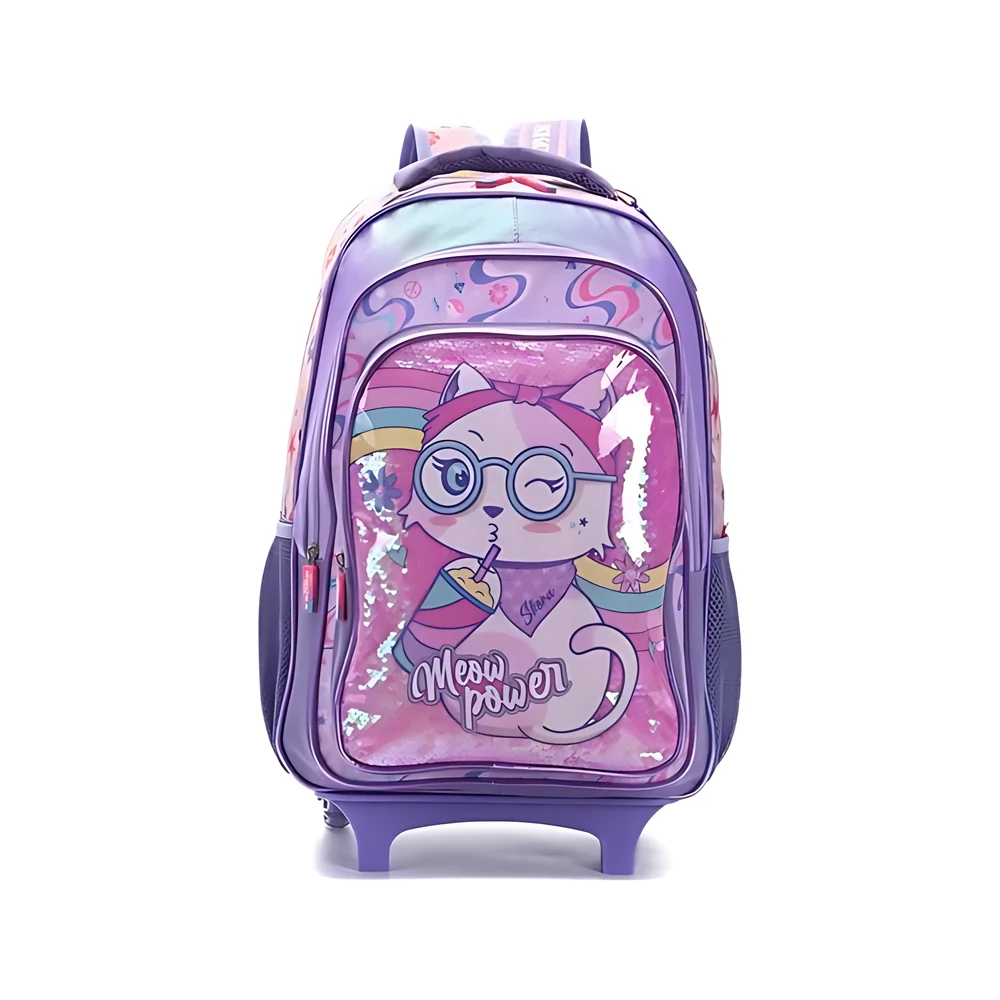 MOCHILA MODAX THINK HAPPY MEOW POWER C/CARRO 18″ (35341)