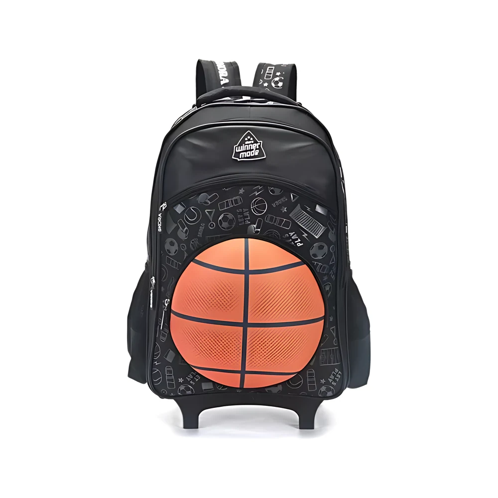 MOCHILA MODAX TERMOFORMADA PLAY SPORTS BASQUET C/CARRO 18″ (35387)