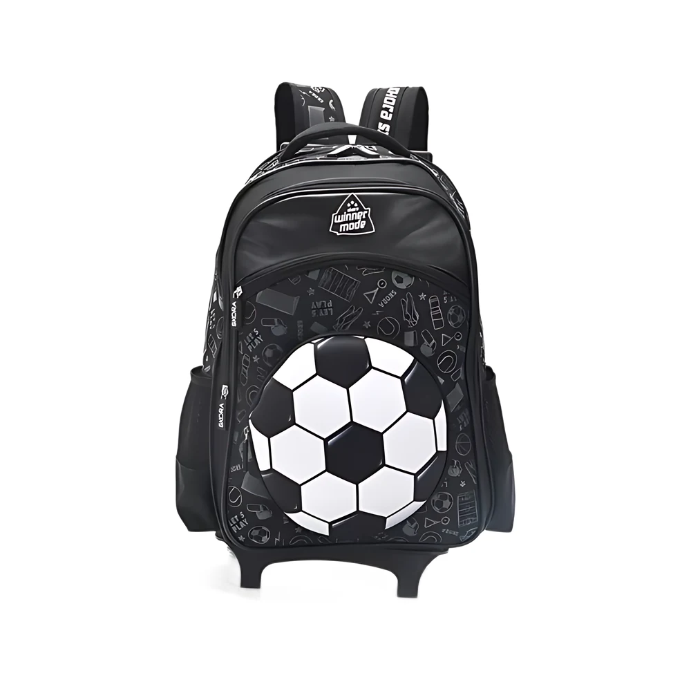 MOCHILA MODAX TERMOFORMADA PLAY SPORTS FUTBOL C/CARRO 18″ (35379/75)