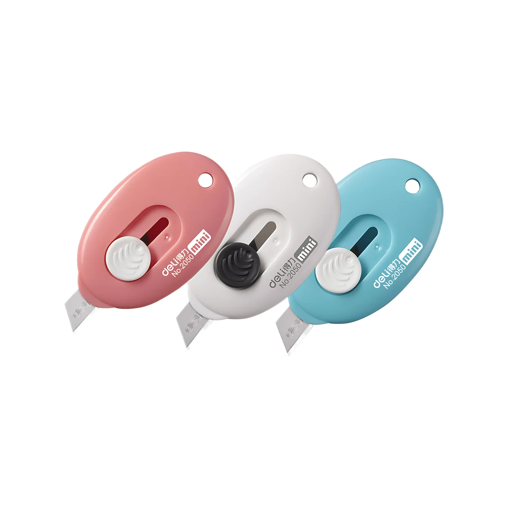 CUTTER DELI VIVID MINI AUTO-LOCK OVAL (E2050)