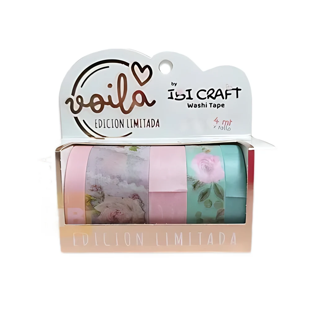 WASHI TAPE BOX IBICO X5U 4MTS V/MODELOS (55770)