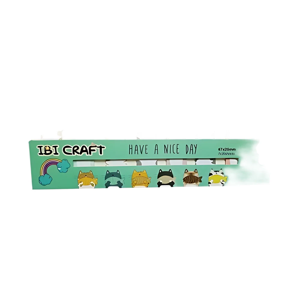 NOTAS IBI CRAFT 67X25MM X20 HOJAS CATS.