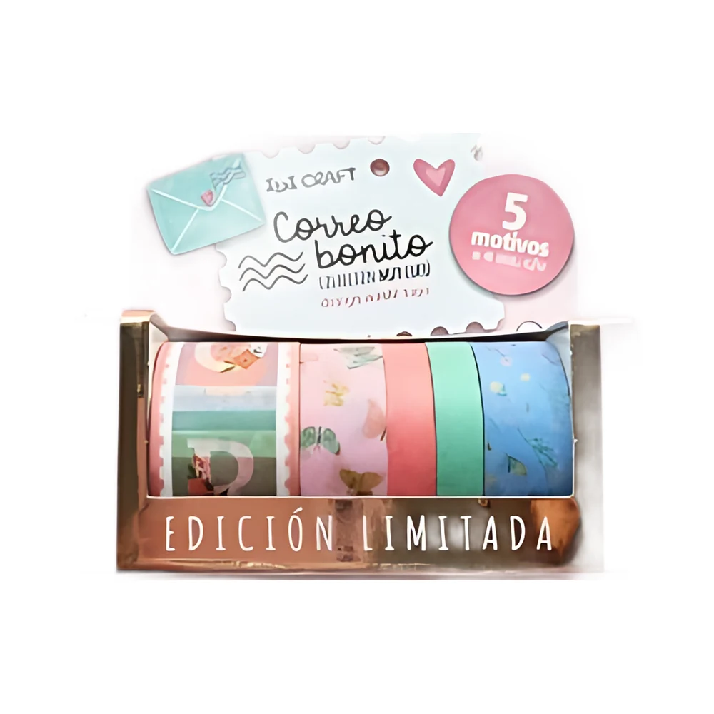 WASHI TAPE IBI CRAFT CORREO BONITO X5U 4 MTS (055774)