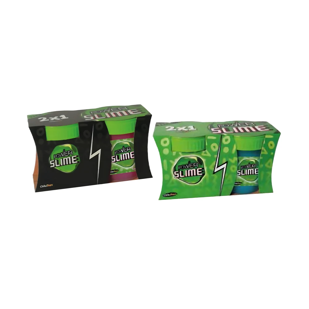 POWER SLIME 2 EN 1 + TAZO DE REGALO CHIKYTOYS