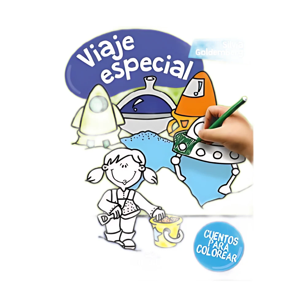 LIBRO COLECCIÓN CUENTOS PARA COLOREAR - VIAJE ESPECIAL EDICIONES INFANTIL (39-3)