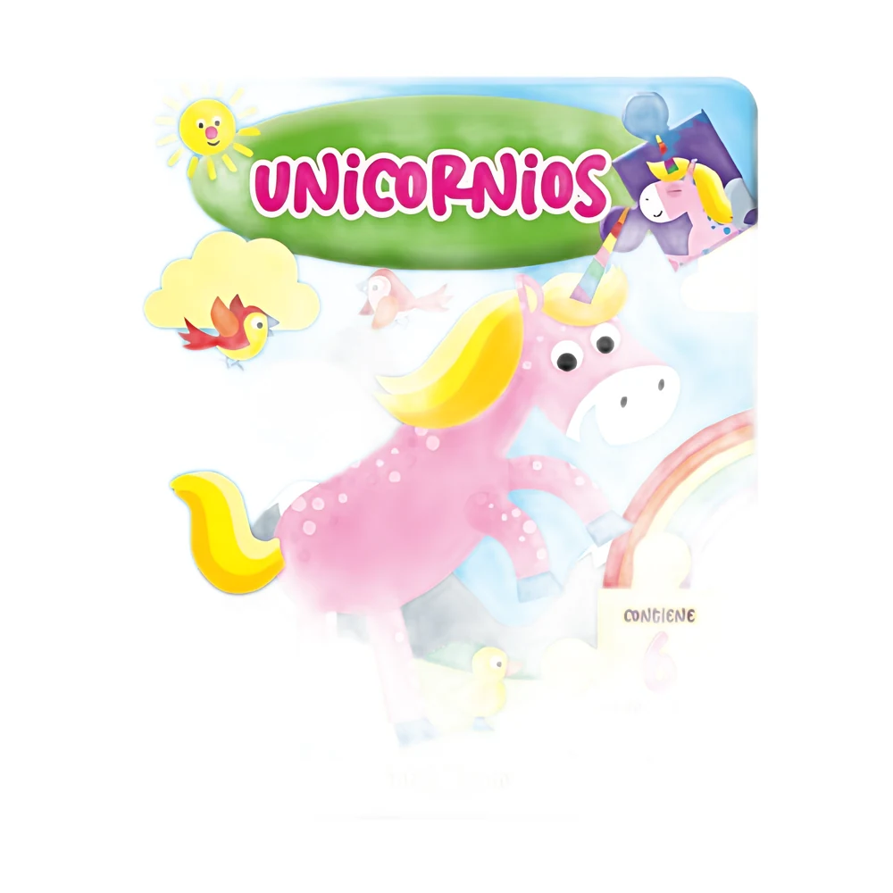 LIBRO COLECCIÓN CUENTO ROMPECABEZAS 6 PIEZAS - UNICORNIOS EDICIONES INFANTIL (485-5)
