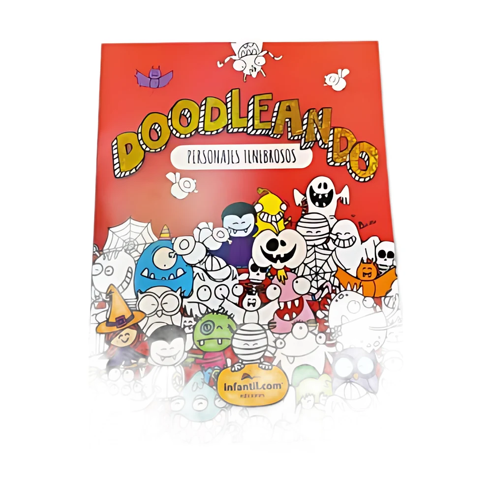 LIBRO COLECCIÓN DOODLEANDO - PERSONAJES TENEBROSOS EDICIONES INFANTIL (744-9)