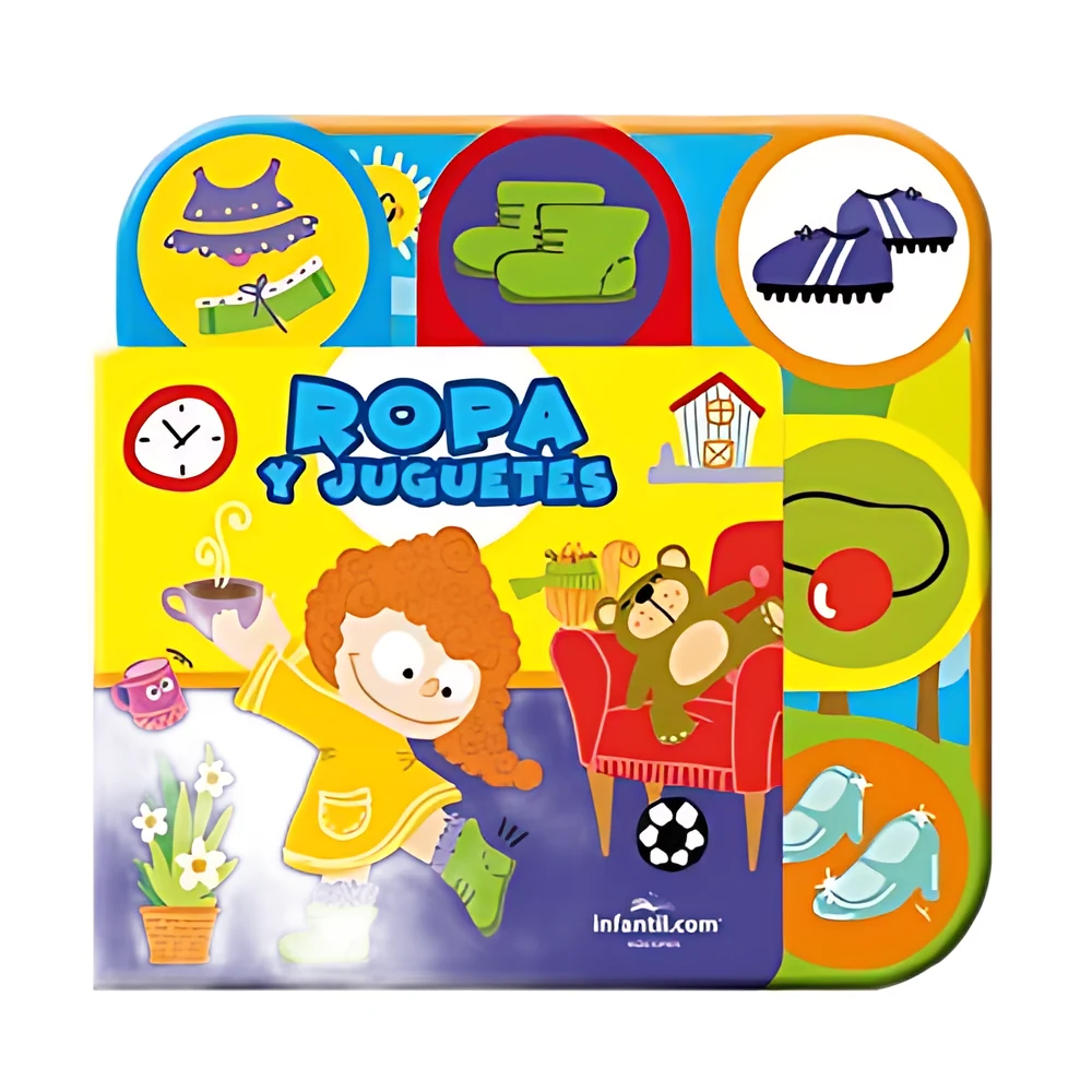 LIBRO COLECCIÓN MI MUNDO - ROPA Y JUGUETES EDICIONES INFANTIL (795-1)